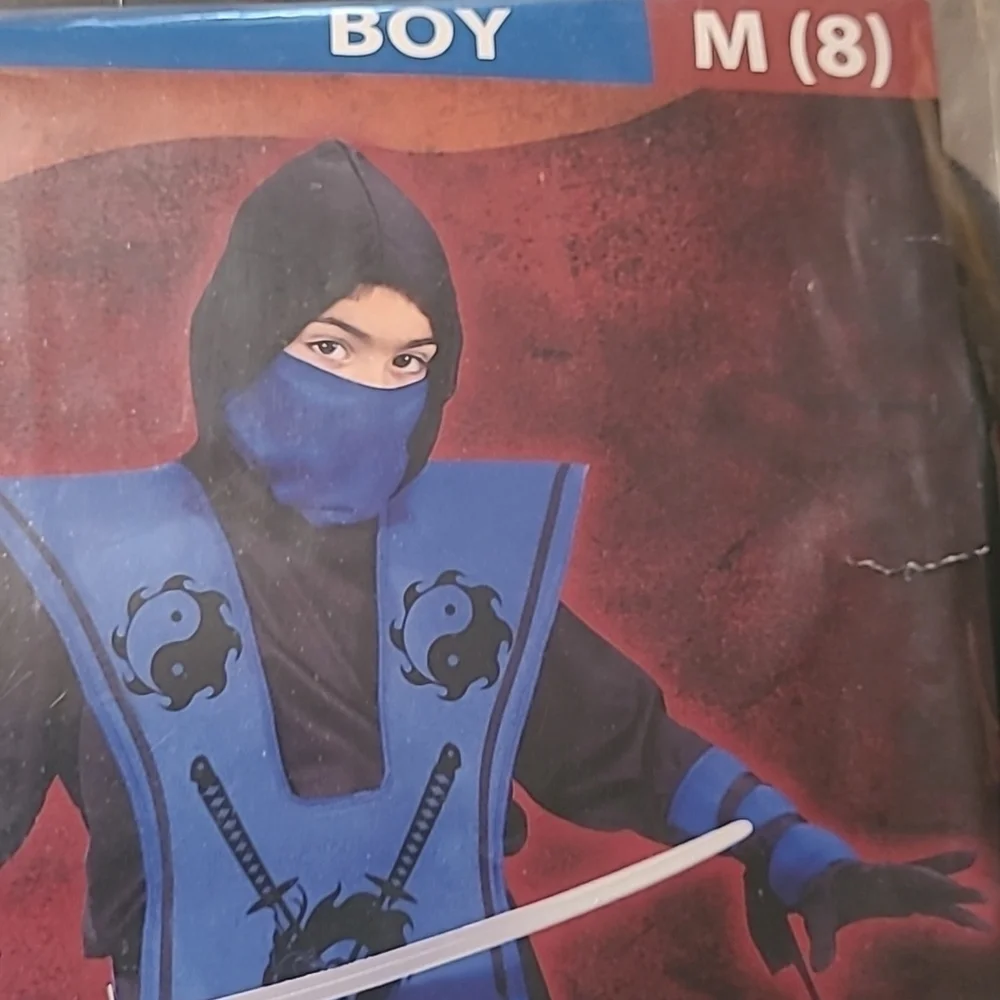 Boys Ninja Costume NWT